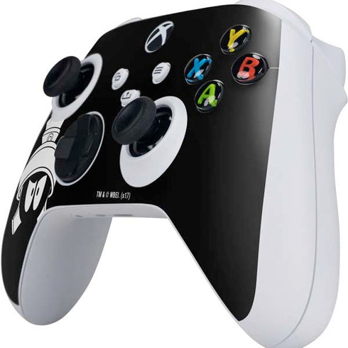 Looney Tunes Marvin the Martian Black and White Xbox Series S Controller Skin