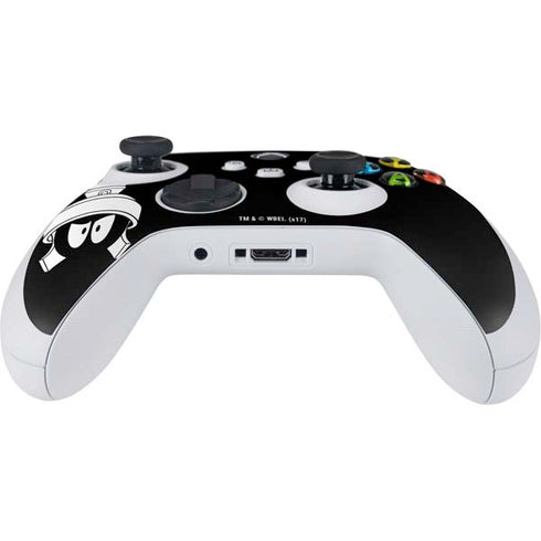 Looney Tunes Marvin the Martian Black and White Xbox Series S Controller Skin