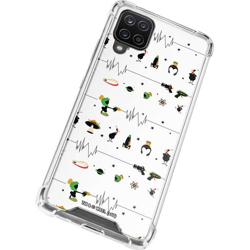 Looney Tunes Marvin the Martian Gadgets Galaxy A12 Clear Case