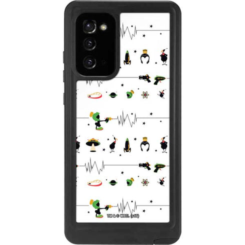 Looney Tunes Marvin the Martian Gadgets Galaxy Note20 5G Waterproof Case