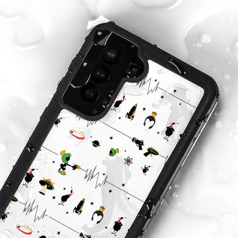 Looney Tunes Marvin the Martian Gadgets Galaxy S23 Plus Waterproof Case