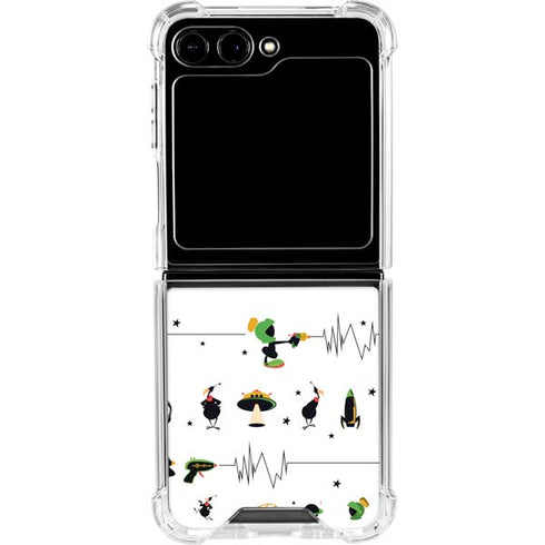 Looney Tunes Marvin the Martian Gadgets Galaxy Z Flip5 5G Clear Case