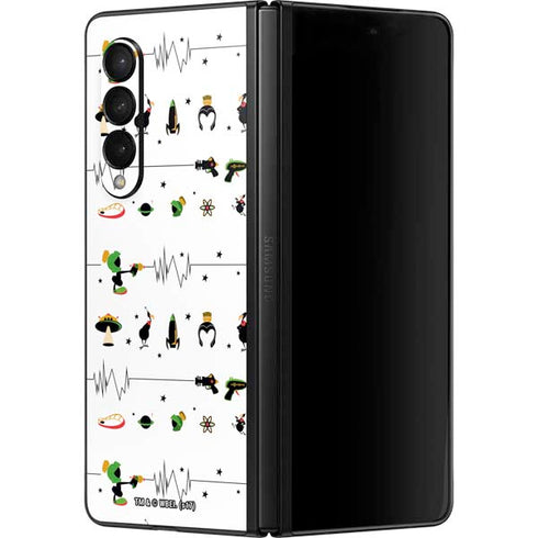 Looney Tunes Marvin the Martian Gadgets Galaxy Z Fold3 5G Skin