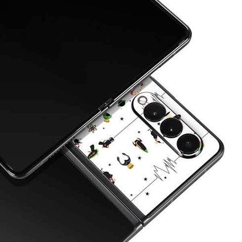 Looney Tunes Marvin the Martian Gadgets Galaxy Z Fold3 5G Skin