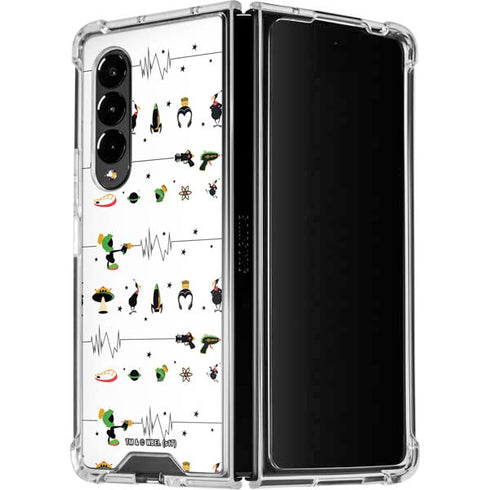 Looney Tunes Marvin the Martian Gadgets Galaxy Z Fold4 5G Clear Case