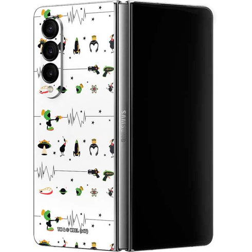 Looney Tunes Marvin the Martian Gadgets Galaxy Z Fold4 5G Skin