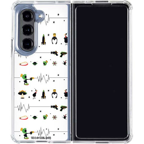 Looney Tunes Marvin the Martian Gadgets Galaxy Z Fold5 5G Clear Case