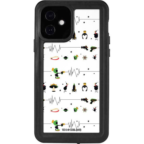 Looney Tunes Marvin the Martian Gadgets iPhone 12 Waterproof Case