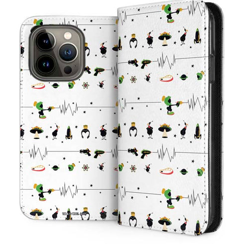 Looney Tunes Marvin the Martian Gadgets iPhone 13 Pro Folio Case