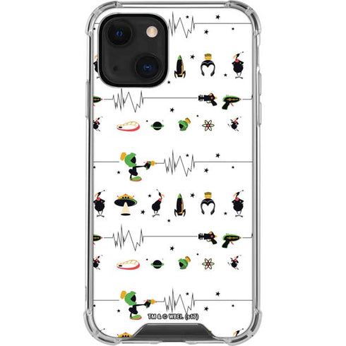 Looney Tunes Marvin the Martian Gadgets iPhone 14 Clear Case