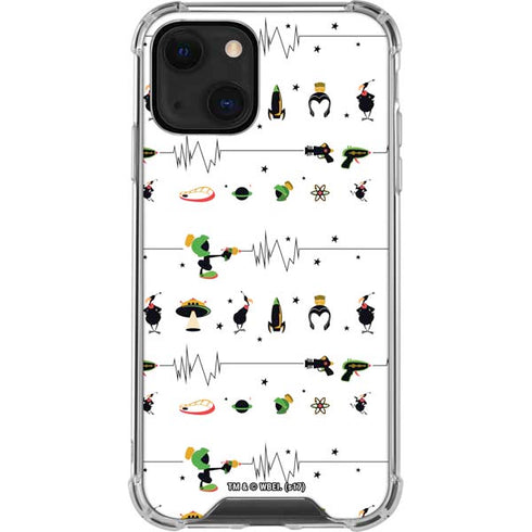 Looney Tunes Marvin the Martian Gadgets iPhone 14 Plus Clear Case