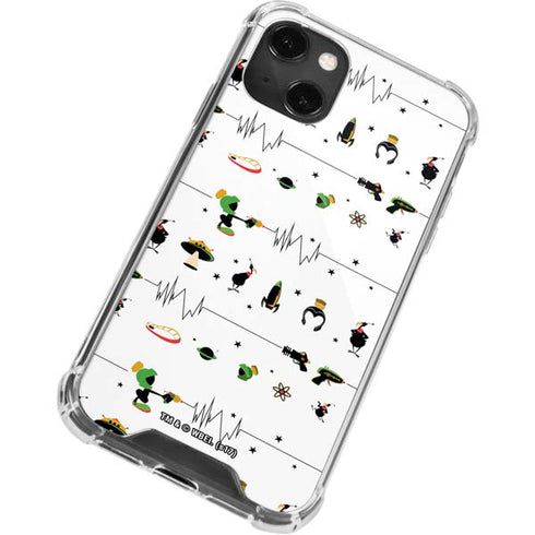 Looney Tunes Marvin the Martian Gadgets iPhone 14 Plus Clear Case