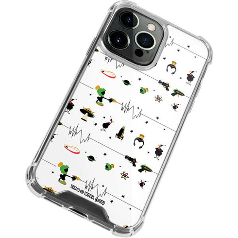 Looney Tunes Marvin the Martian Gadgets iPhone 14 Pro Clear Case