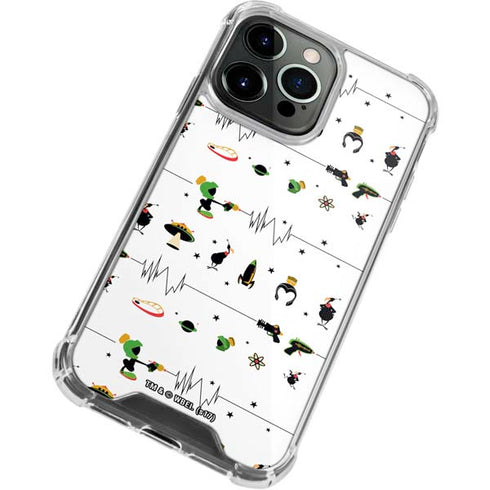 Looney Tunes Marvin the Martian Gadgets iPhone 15 Pro Max Clear Case