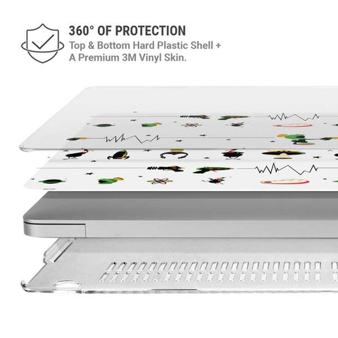 Looney Tunes Marvin the Martian Gadgets MacBook Air 13in M1 (2021) Case plus Skin