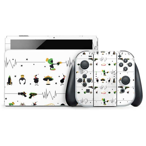 Looney Tunes Marvin the Martian Gadgets Nintendo Switch OLED (2021) Skin