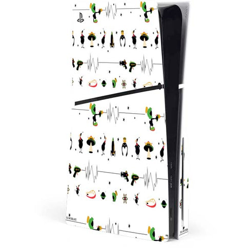 Looney Tunes Marvin the Martian Gadgets PS5 Slim Disk Console Skin