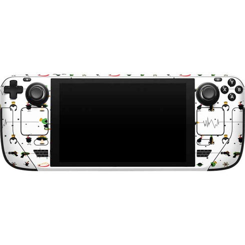 Looney Tunes Marvin the Martian Gadgets Steam Deck Handheld Gaming Computer Skin