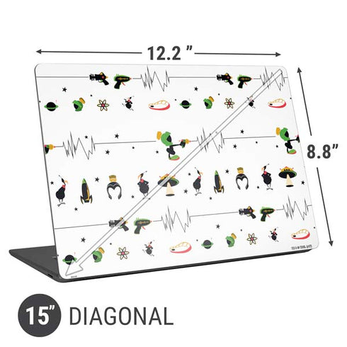 Looney Tunes Marvin the Martian Gadgets Universal Laptop 15in (12.2 x 8.8in) Skin
