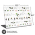 Looney Tunes Marvin the Martian Gadgets Universal Laptop 15in (12.2 x 8.8in) Skin