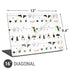Looney Tunes Marvin the Martian Gadgets Universal Laptop 16in (13 x 9.4in) Skin