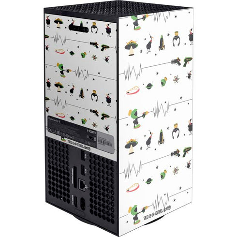 Looney Tunes Marvin the Martian Gadgets Xbox Series X Console Skin