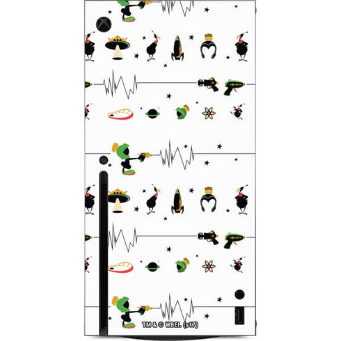 Looney Tunes Marvin the Martian Gadgets Xbox Series X Console Skin