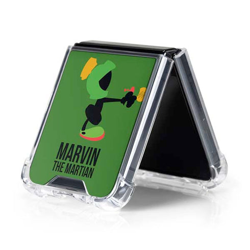 Looney Tunes Marvin the Martian Identity Galaxy Z Flip5 5G Clear Case