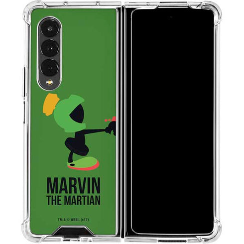 Looney Tunes Marvin the Martian Identity Galaxy Z Fold4 5G Clear Case