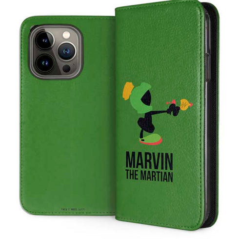 Looney Tunes Marvin the Martian Identity iPhone 13 Pro Folio Case