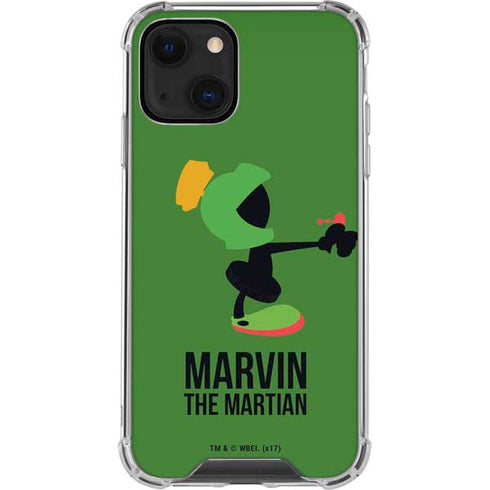Looney Tunes Marvin the Martian Identity iPhone 14 Clear Case