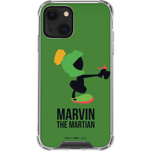 Looney Tunes Marvin the Martian Identity iPhone 14 Plus Clear Case