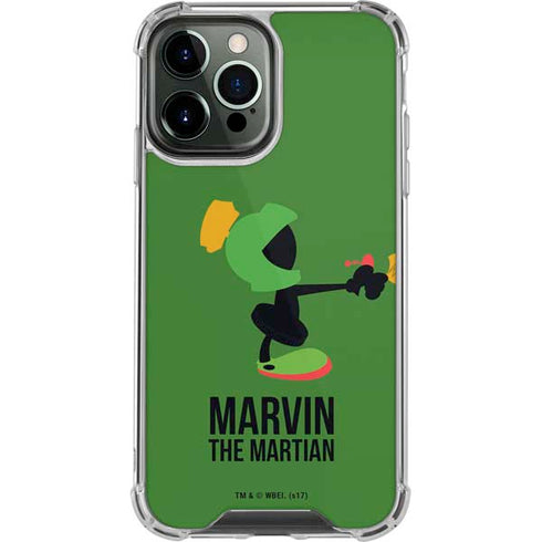 Looney Tunes Marvin the Martian Identity iPhone 14 Pro Max Clear Case