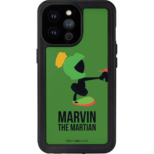 Looney Tunes Marvin the Martian Identity iPhone 14 Pro Max Waterproof Case