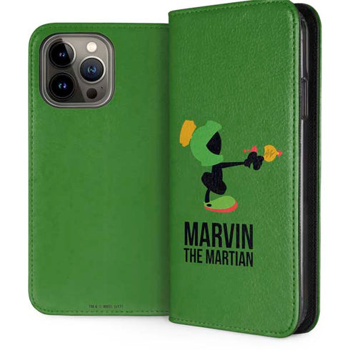 Looney Tunes Marvin the Martian Identity iPhone 15 Pro Max Folio Case