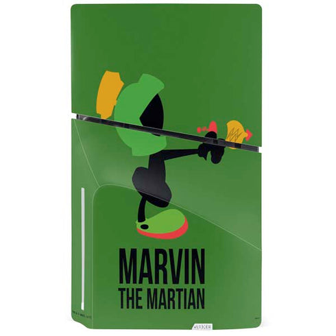 Looney Tunes Marvin the Martian Identity PS5 Slim Disk Bundle Skin