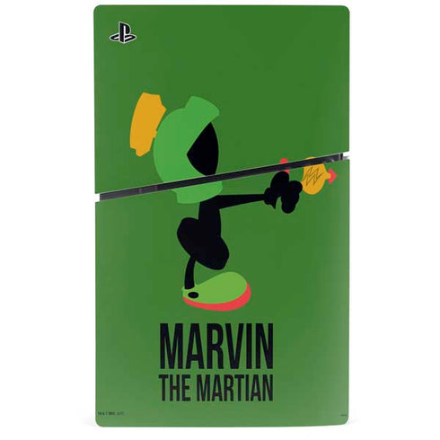 Looney Tunes Marvin the Martian Identity PS5 Slim Disk Console Skin