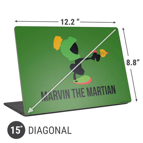 Looney Tunes Marvin the Martian Identity Universal Laptop 15in (12.2 x 8.8in) Skin