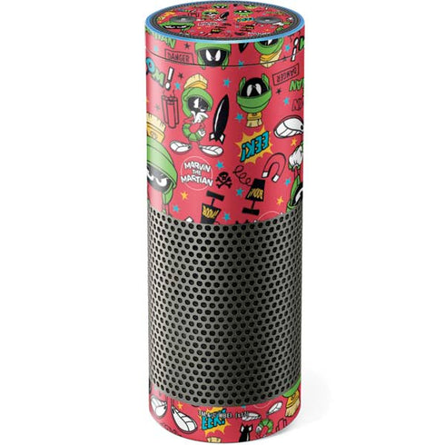 Looney Tunes Marvin the Martian Patches Amazon Echo Skin