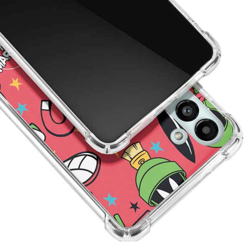 Looney Tunes Marvin the Martian Patches Galaxy A13 5G Clear Case