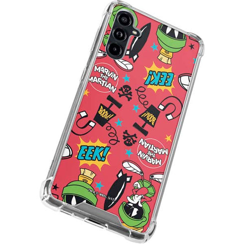Looney Tunes Marvin the Martian Patches Galaxy A54 5G Clear Case