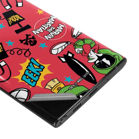 Looney Tunes Marvin the Martian Patches Galaxy Note 10 Skin