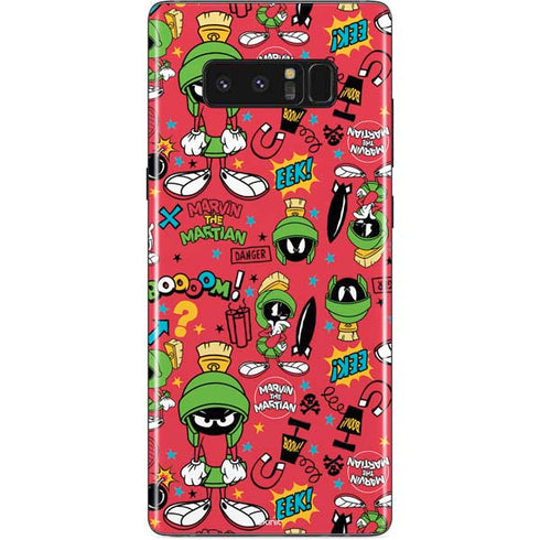 Looney Tunes Marvin the Martian Patches Galaxy Note 8 Skin