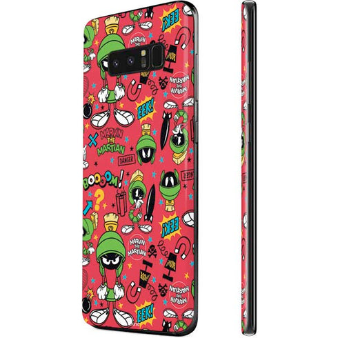 Looney Tunes Marvin the Martian Patches Galaxy Note 8 Skin