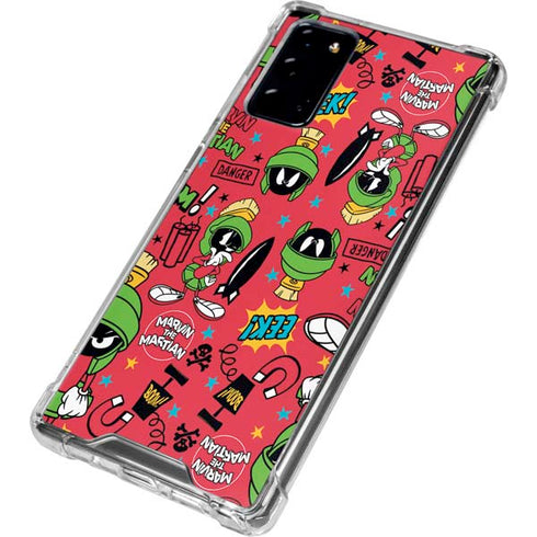 Looney Tunes Marvin the Martian Patches Galaxy Note20 5G Clear Case