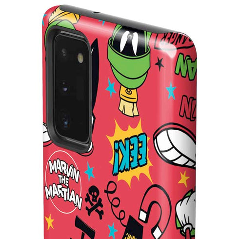 Looney Tunes Marvin the Martian Patches Galaxy Note20 5G Pro Case