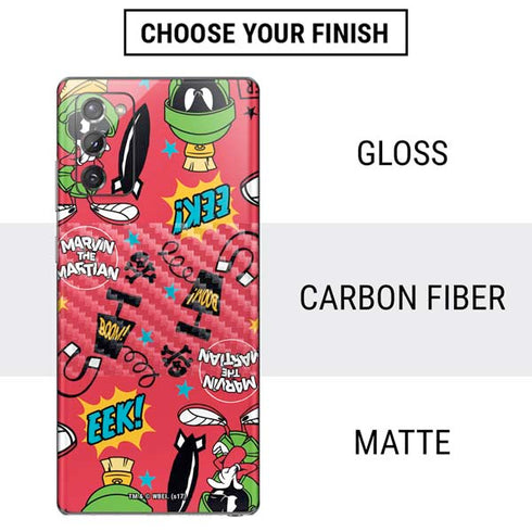 Looney Tunes Marvin the Martian Patches Galaxy Note20 5G Skin