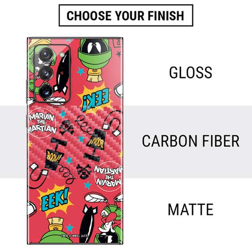Looney Tunes Marvin the Martian Patches Galaxy Note20 Ultra 5G Skin
