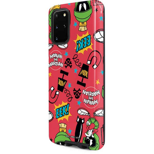 Looney Tunes Marvin the Martian Patches Galaxy S20 Plus Pro Case