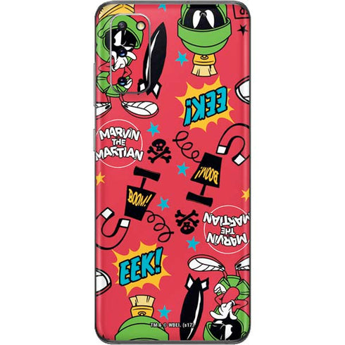 Looney Tunes Marvin the Martian Patches Galaxy S20 Skin